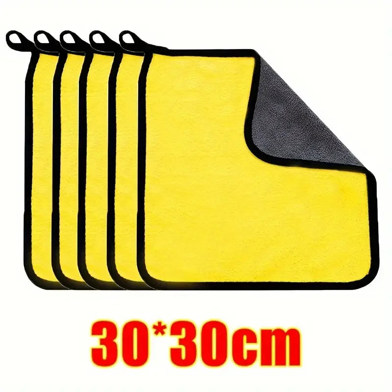 30X30cm Microfiber Twist Car Wash Towel Professional Car Cleaning Drying Cloth towels for Washing Polishing Waxing Detailing