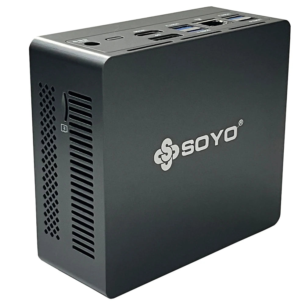 SOYO M2PLUS Mini PC: 8/16GB RAM, 256/512GBSSD, Intel Celeron N100, Windows 11 Pro - Compact & Ideal for Home, Business & Gaming