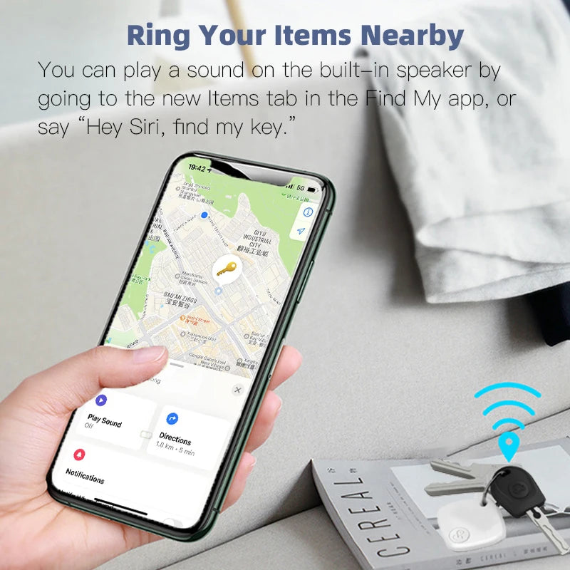 Mini Tracking Device For Apple Find My Key Smart Tag Child Finder Pet Car GPS Lost Tracker Smart Bluetooth Tracker IOS System