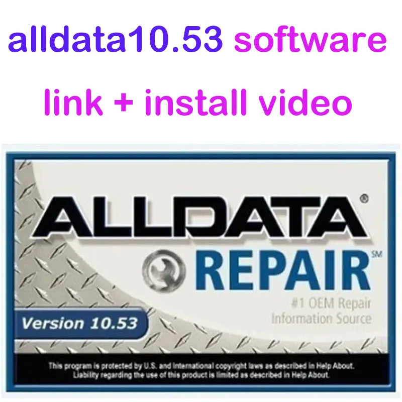 2024  Newest alldata Auto Data Repair Diagram Software alautodata 3.45 software link + install video download  diagnostic instal