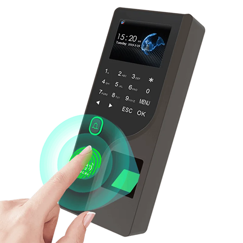 2.4 Fingerprint Attendance software APP Cloud Password RFID Access control fingerprint scanner employee fingerprint attendance