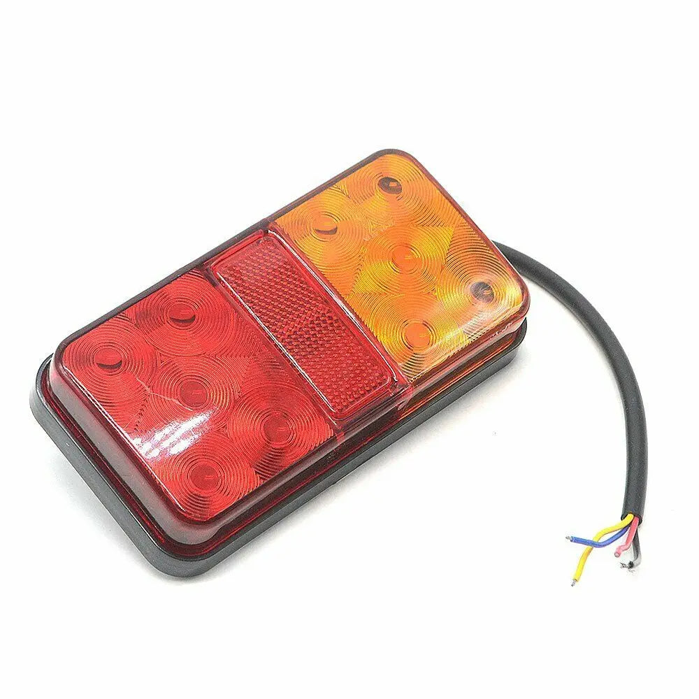 12V 2W 10 LED Truck Car Trailer Rear Tail Light Stop Indicator Lamp Taillight Turn Signal Lamp Waterproof Shockproof Rear lights