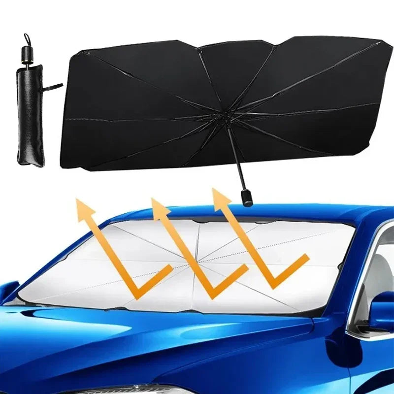 New Car Sunshade Umbrella Sun Shade Protector Front Parasol Summer Sun Interior Windshield Protection Accessories Auto Shading