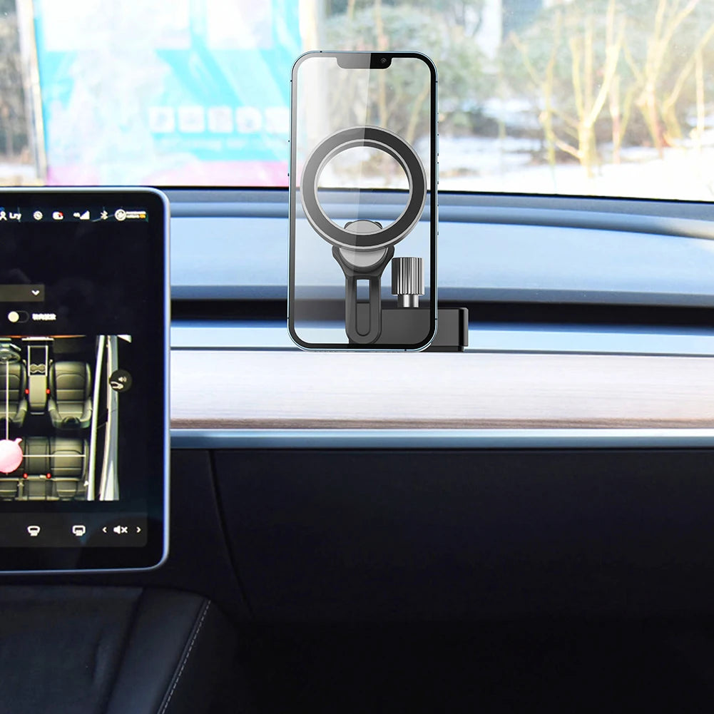 Mobile Phone Holder Universal Smartphone Stand Support 360 Degree Rotation Auto Accessories for Tesla Model 3 Model Y