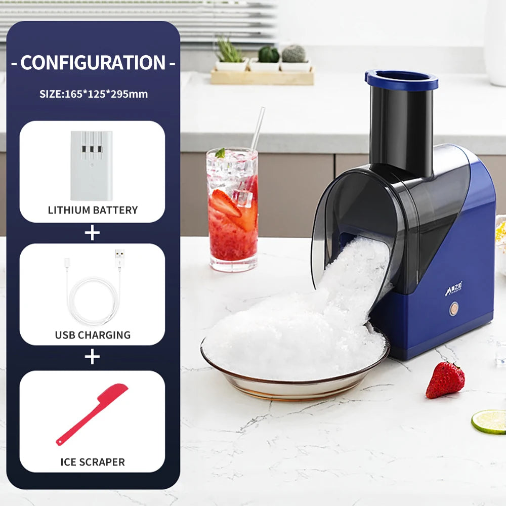 Kitchen Wireless Electric Snow Ice Cream Machine