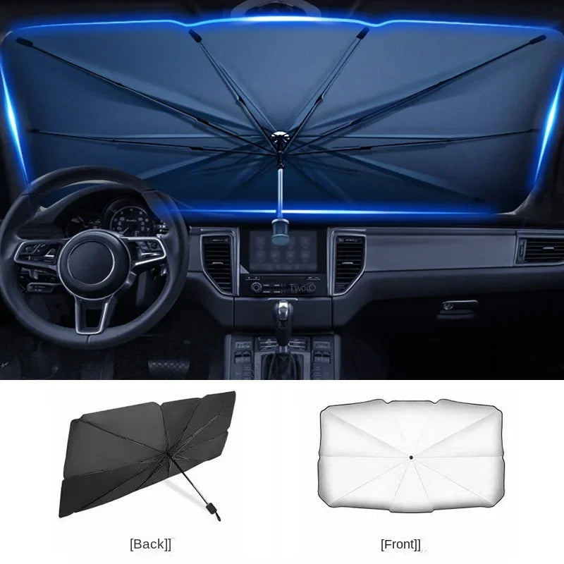 New Car Sunshade Umbrella Sun Shade Protector Front Parasol Summer Sun Interior Windshield Protection Accessories Auto Shading