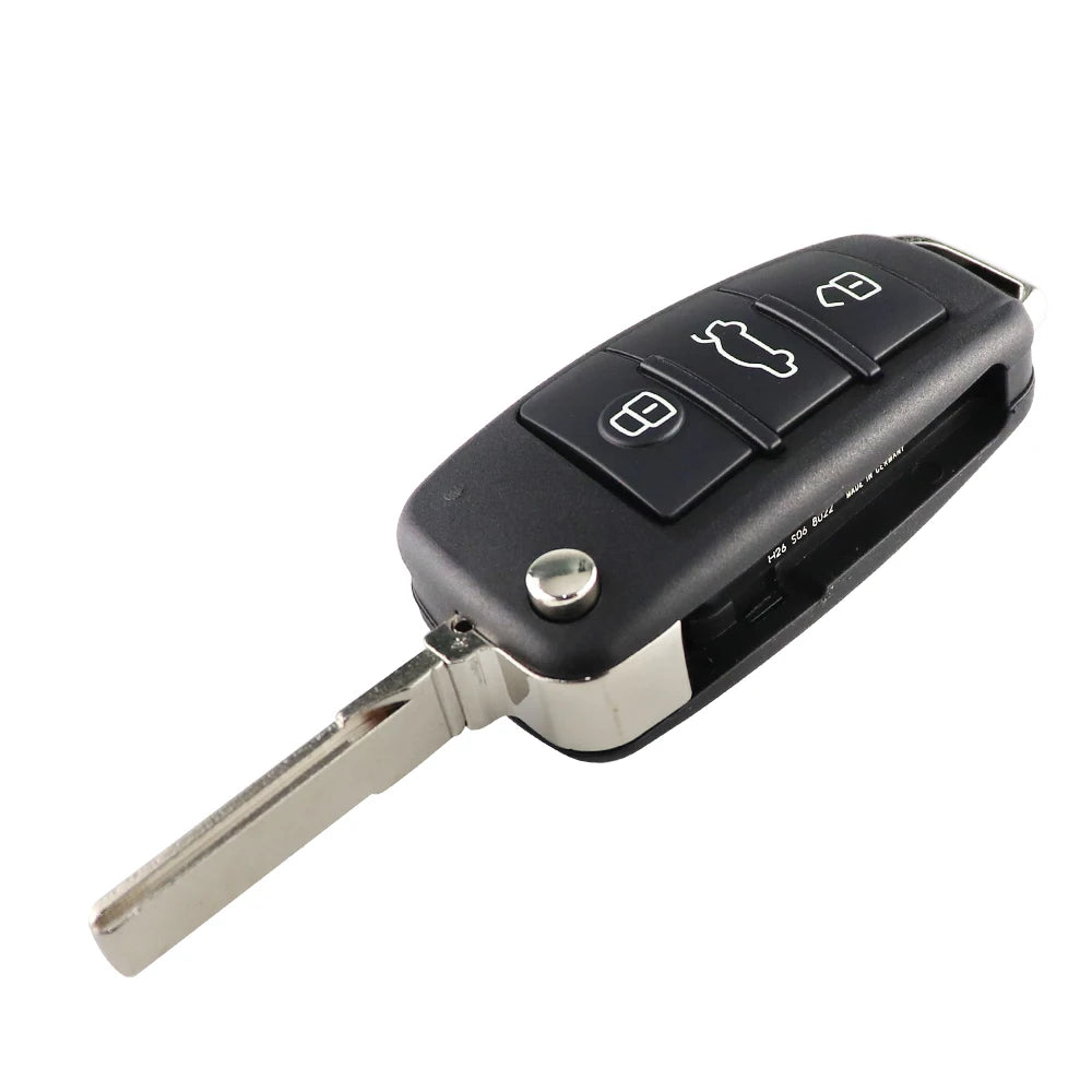 YIQIXIN 434Mhz Flip Car Key ID48 Chip For Audi A3 A4 A2 A6 A5 B8 S3 S4 TT Cabrio Quattro Avant Universal 8P0837220D Q K Remote