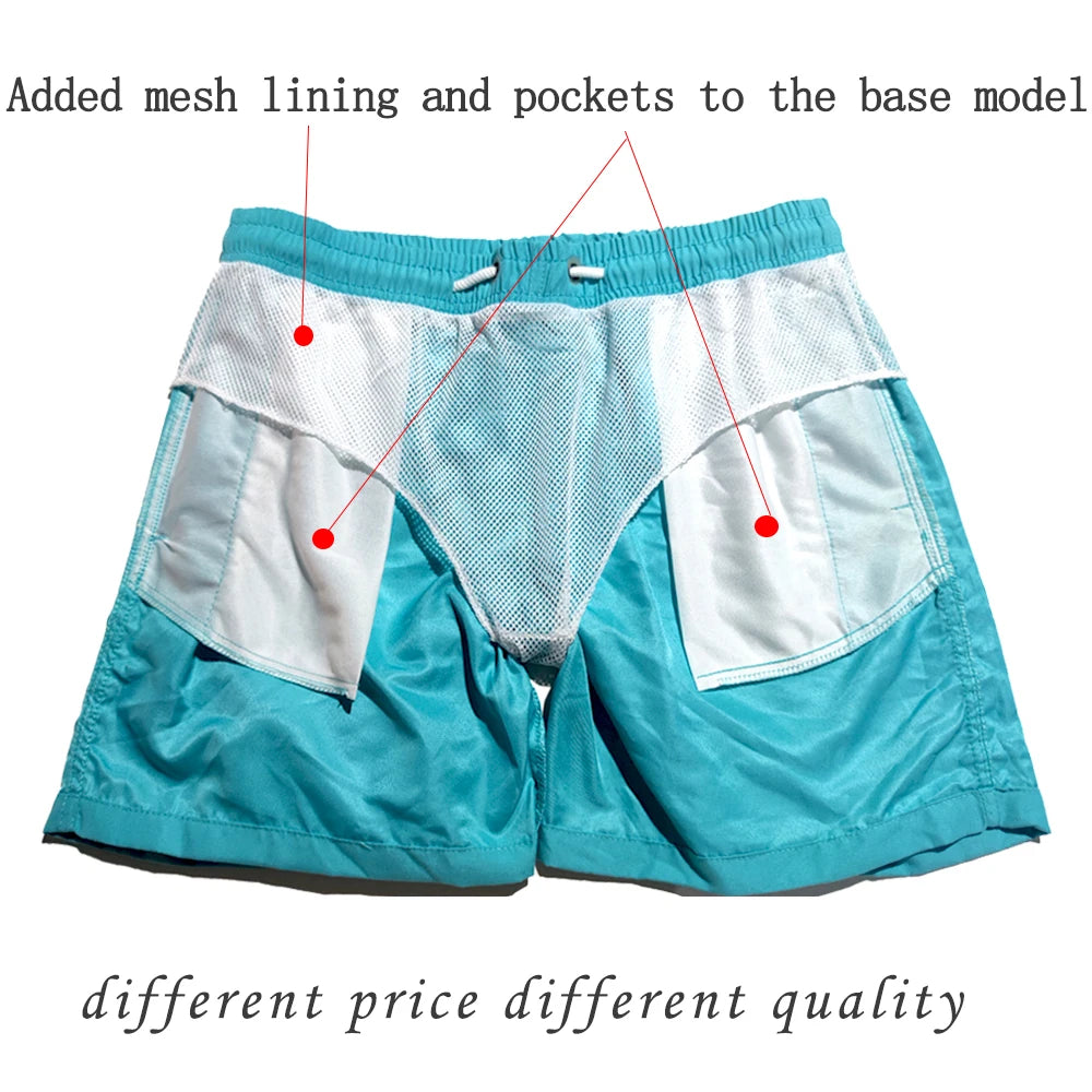 Swim Trunks Swim Shorts for Men Quick Dry Board Shorts Bathing Suit Breathable Drawstring With Pockets for Surfing Beach Summer