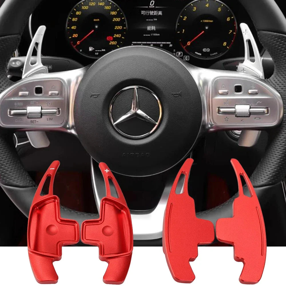 Car Steering Wheel Paddle Shifter Gear Shift Extension For Mercedes-Benz A Class W177 sedan V177 B C E Class W205 W246 W213 GLA