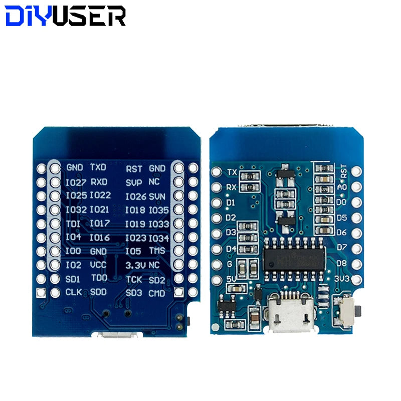 ESP32 S2 Mini / ESP8266 D1 Mini Board CH340 / ESP32-S2FN4R2 4MB FLASH 2MB PSRAM MicroPython For Arduino Development Board