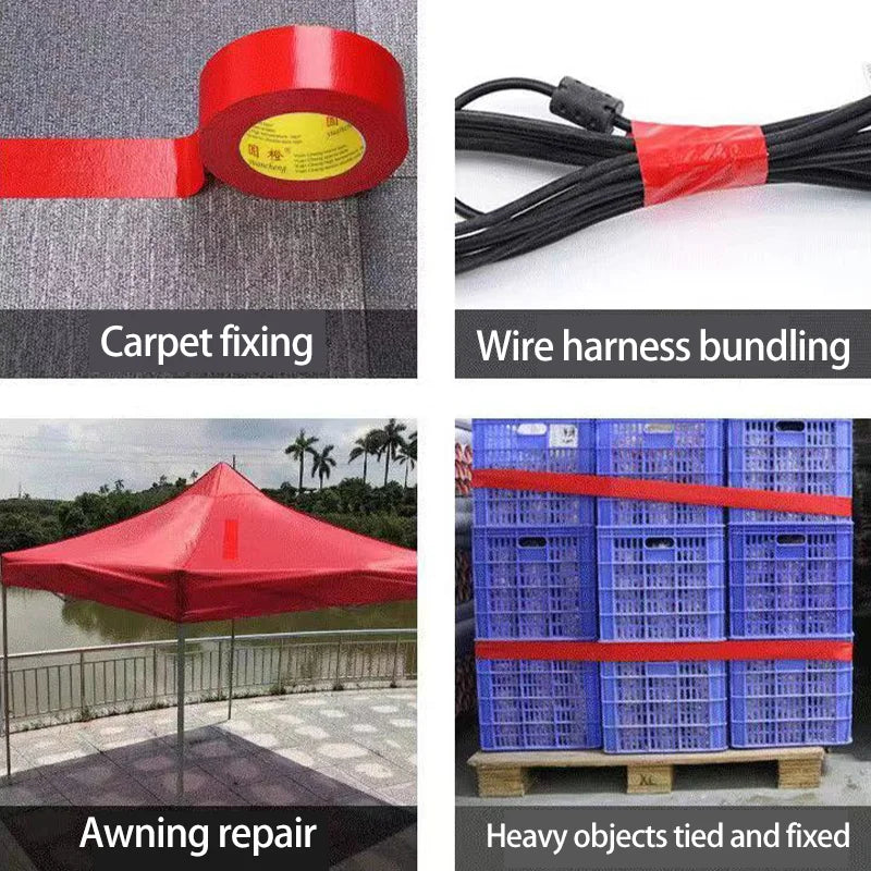 1roll Super Adhesive Fabric Duct Tape,Electric Bicycle Seat Repair, Tarpaulin Repair,tent Repair,blocks Water and Leaves No Glue