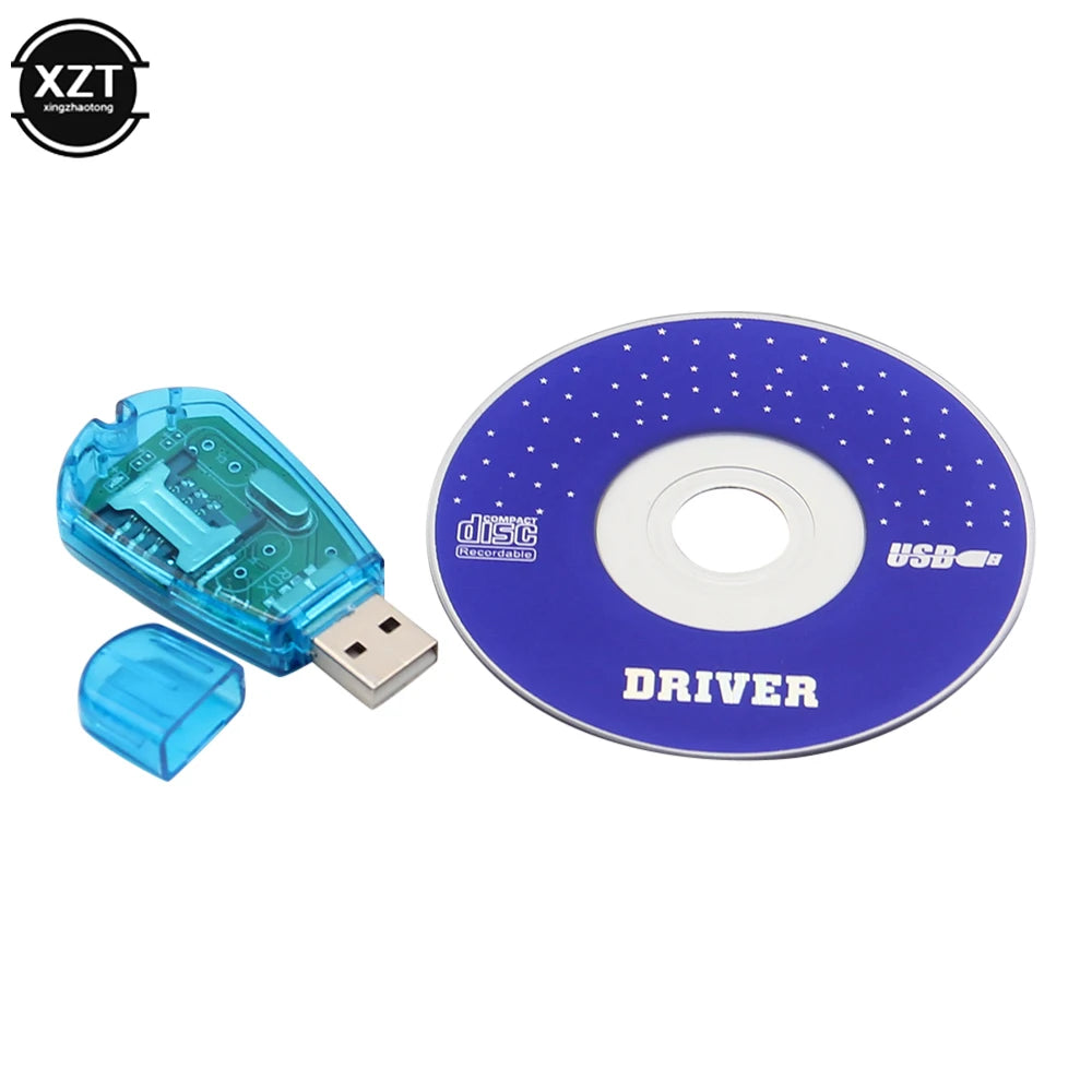 Mini USB Sim Card Reader USB SIM Copy/Cloner Kit SIM Card Reader GSM CDMA SMS Backup + CD Card Reader