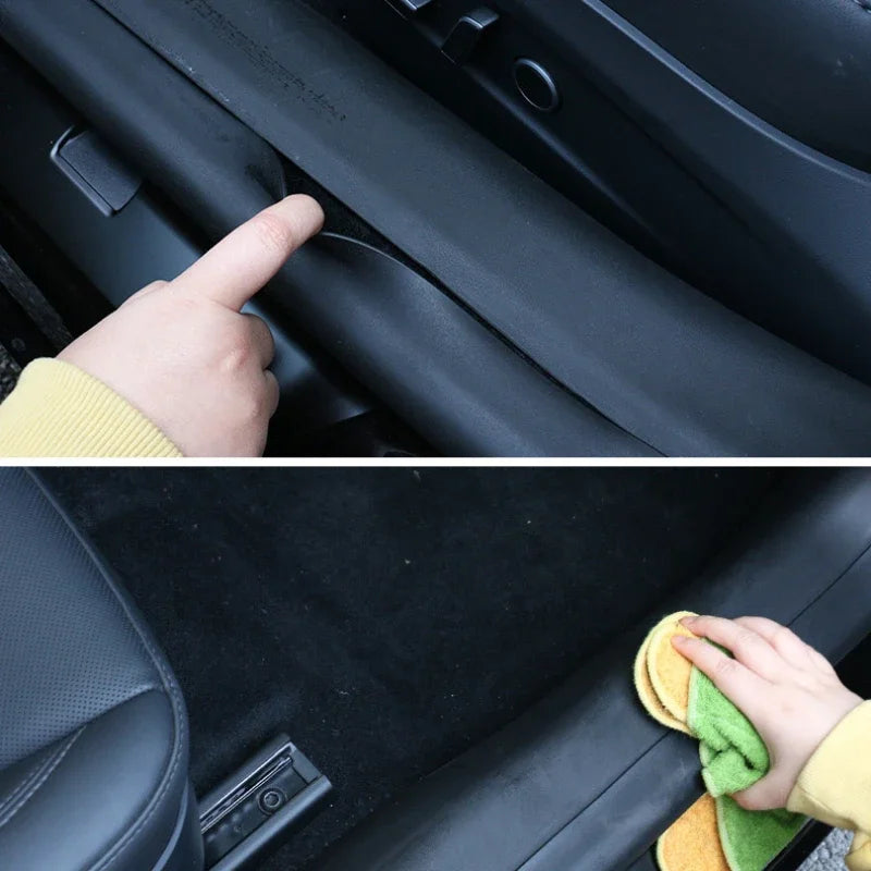 For Tesla New Model 3 Highland 2024 Front Rear Door Sill Protector Door Strip Anti-kick Guard Waterproof Anti-fouling Pad Model3