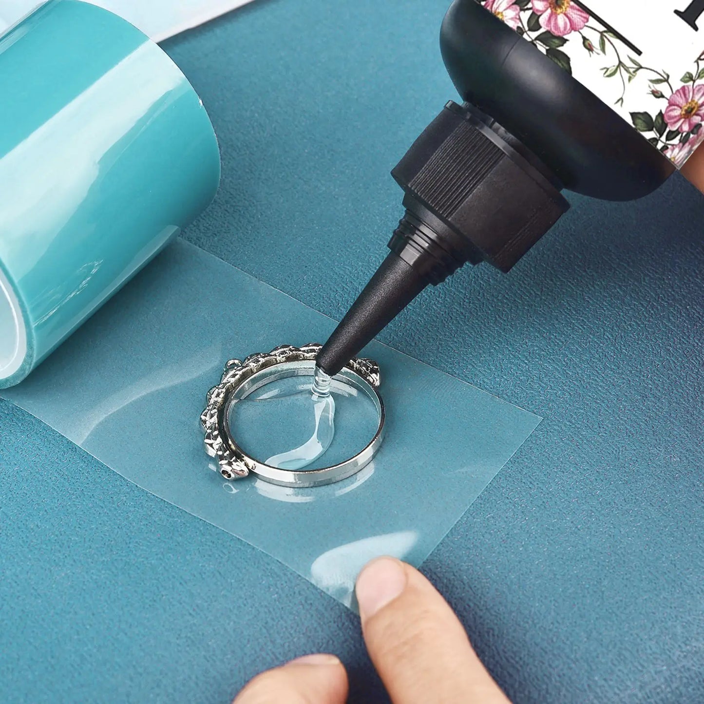 20g/50g/100g Crystal Resin UV Glue DIY Jewelry Making High Hardness Fast Drying Harder Epoxy Glue UV Lamp