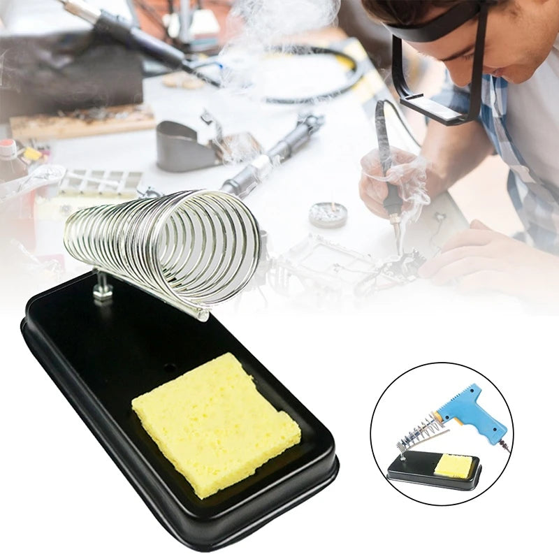 Soldering Iron Stand Soldering Holder For Soldering Station Iron Tip With Welding Cleaning Sponge Electric Soldering Accessories