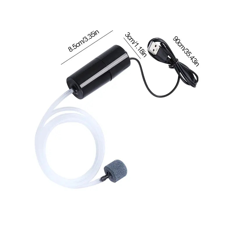 Silent Oxygenator Small Oxygen Pump Portable Mini USB Charging Fish Tank Oxygen Pump Fish Farming Aquarium Supplies