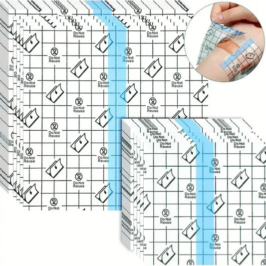 PU Waterproof Bandages Disposable Transparent Stretchable Adhesive Bandages Waterproof Protect Your Tattoos And Showers