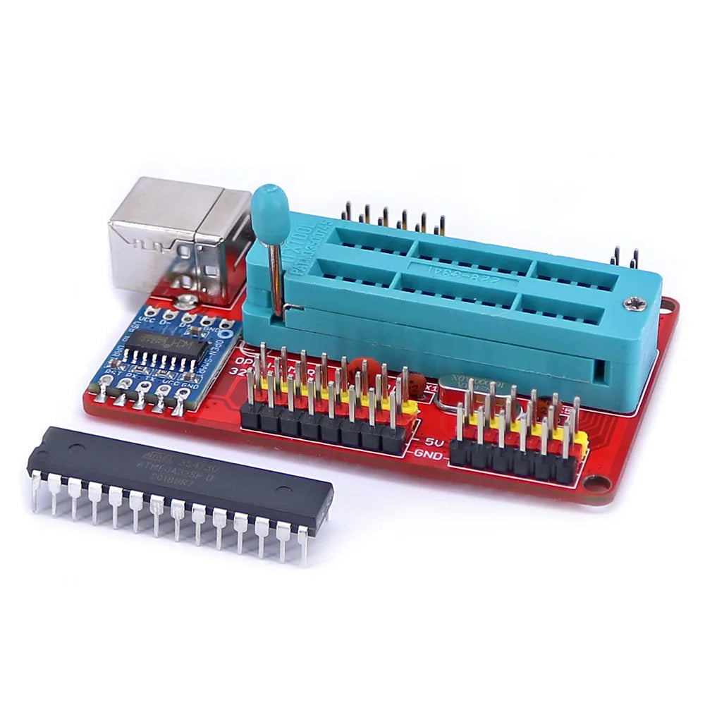 OPEN-SMART 328P DIY Pro ATmega328P Development Board Breakout Module CH340 Driver with Pin Header Compatible for Arduino