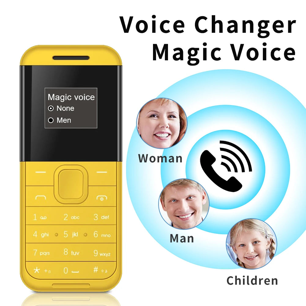 SERVO BM222 Mini Mobile Phone 2 SIM Bluetooth Dialer Magic Voice Auto Call Recorder Small Cellphone Bluetooth headset Super Mini