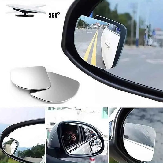 2 Pcs/4 PcsCar Styling Blind Spot Mirrors, Adjustable Wide-Angle Rearview Mirrors for Cars and Motorcycles