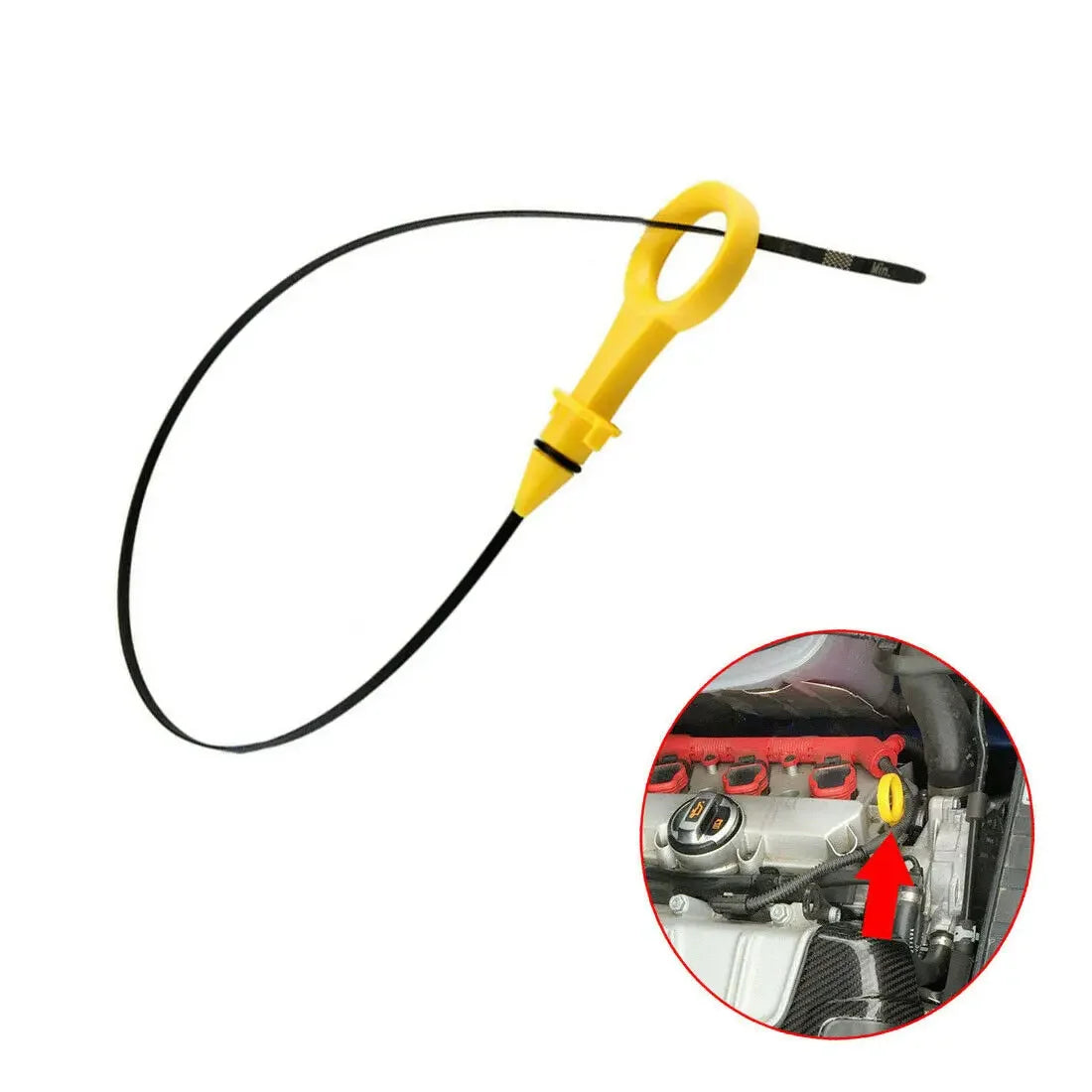 Auto Engine Oil Dipstick Car Engine Auxiliary for Audi A4 A5 Q3 Q5 VW 2.0T B8 B9 2009-2017 06H115611E Car Accessories