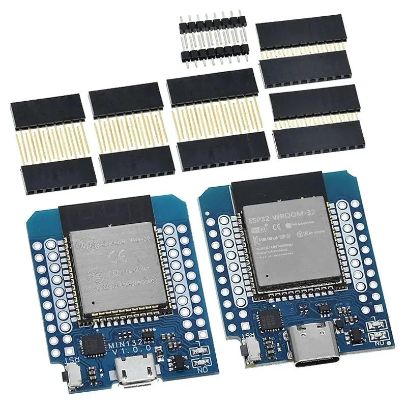 For Wemos D1 MINI ESP8266 ESP32 ESP-32S WIFI Bluetooth CP2104 Development Board Module For Arduino With Pins