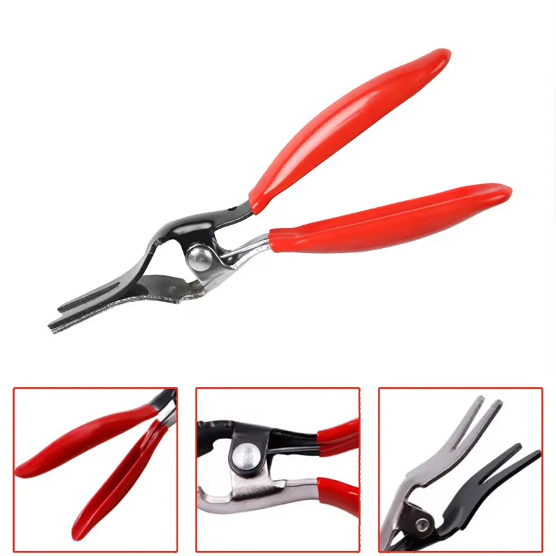 Automobile Tubing Oil Pipe Separation Clamp Car Pipe Tool Joint Tightening Pliers Fuel Filters Hose Tube Buckle Removal Tools