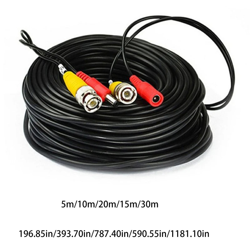 5-50M BNC+DC Connector 2 in 1 BNC CCTV Cable coaxial Video Power AHD Cameras for DVR System Drop Shipping