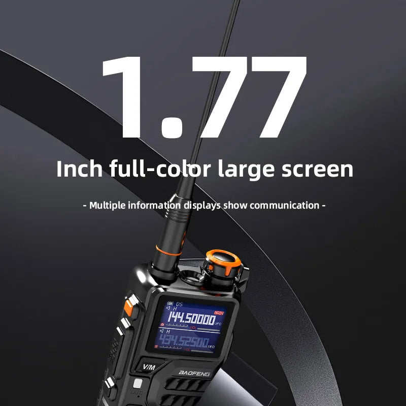 Baofeng UV K5 Plus 10W Walkie Talkie Air Band Long Range Wireless Copy Frequency Two Way Radio Type-C UV 5R UV K5 Pro UV K5 PLUS