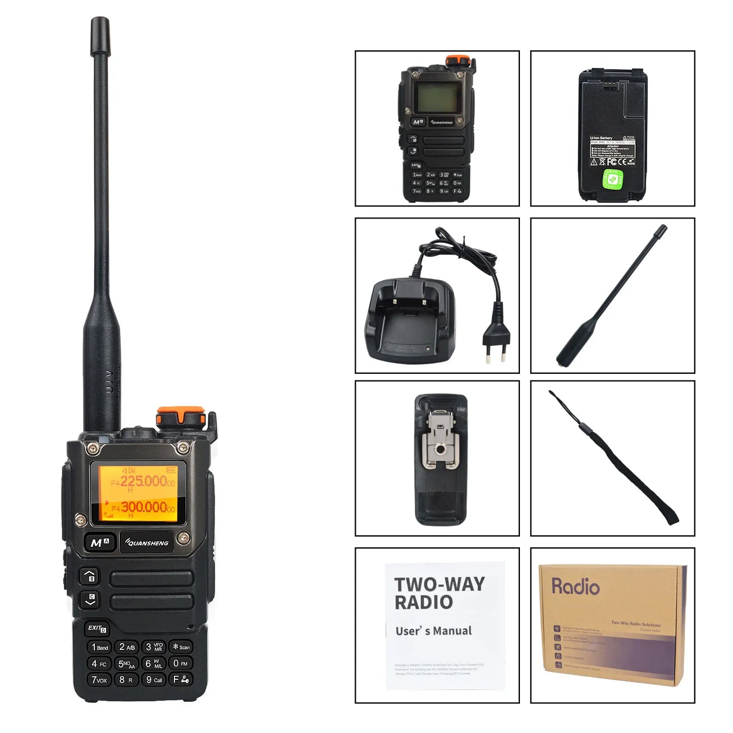 Walkie Talkie 50-600MHz Air