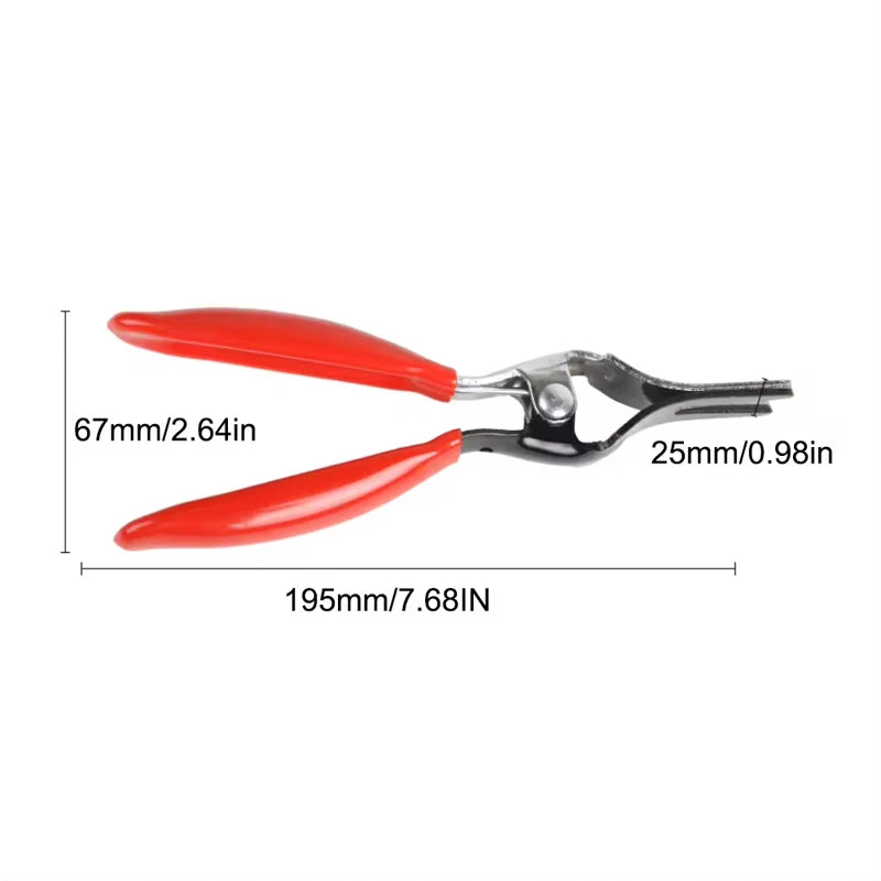 Automobile Tubing Oil Pipe Separation Clamp Car Pipe Tool Joint Tightening Pliers Fuel Filters Hose Tube Buckle Removal Tools