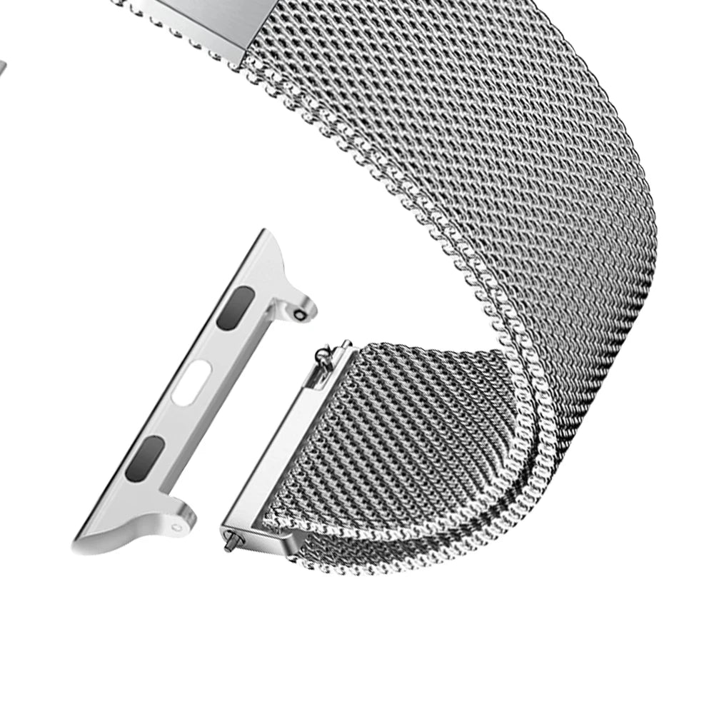 Milanese Strap For Apple Watch Ultra 2 49 46mm 42mm 44mm 40mm 45mm 41mm 38mm Bracelet For iWatch Series 10 9 3 6 5 SE 7 8 Strap