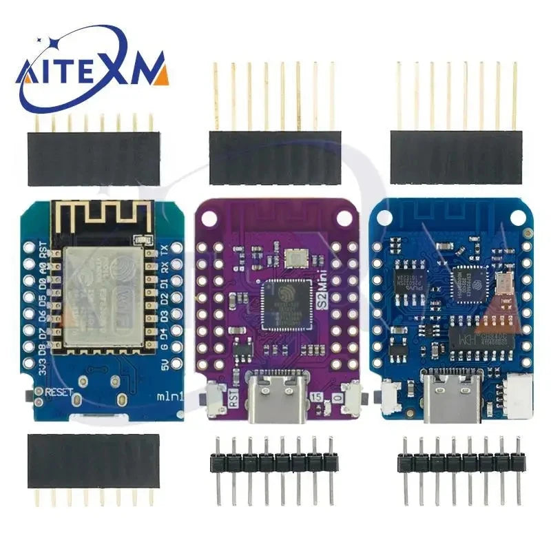 ESP32 S2 Mini / ESP8266 D1 Mini Board CH340 / ESP32-S2FN4R2 4MB FLASH 2MB PSRAM MicroPython For Arduino Development Board