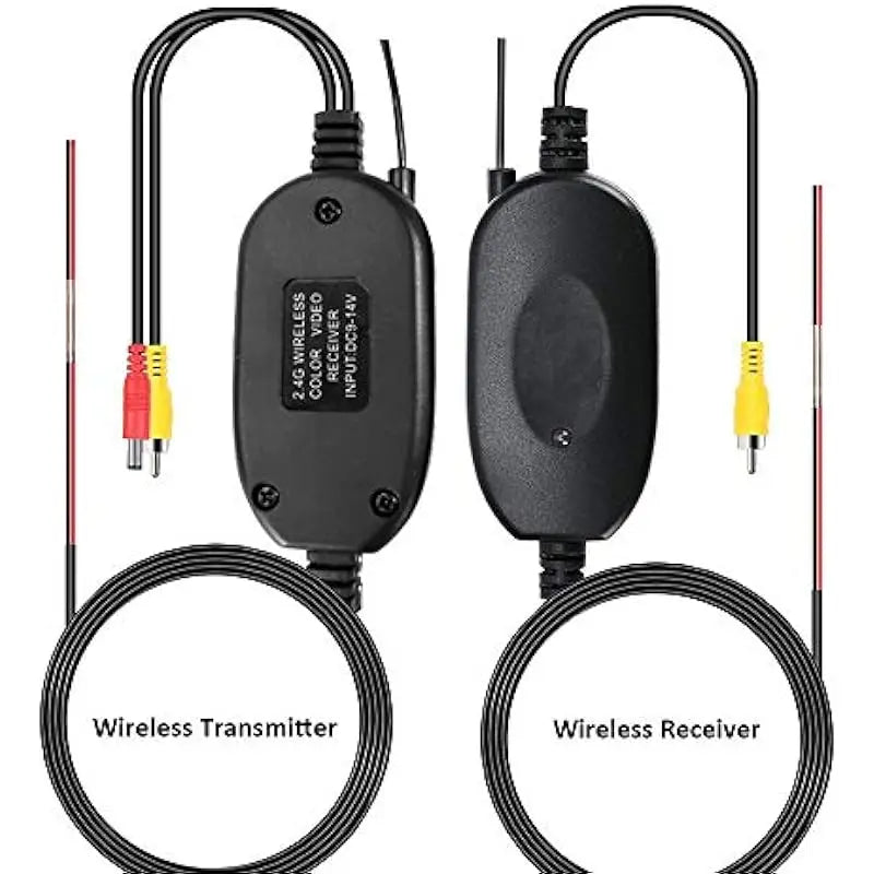 2.4G Wireless Color Video Transmitter and Receiver for The Vehicle Backup Camera Front Car Camera