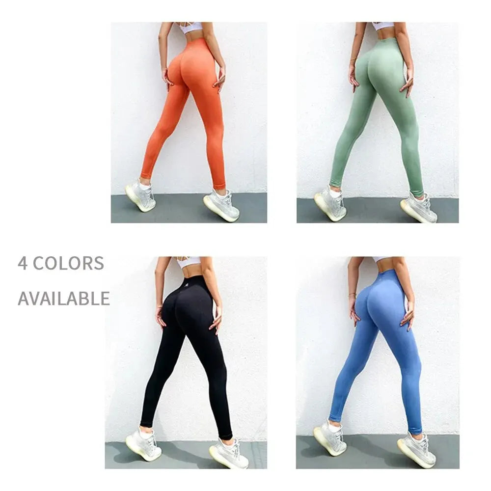 Yoga Pants Women Workout Leggings Compression Tummy Control High Waisted Women's Running Athletic Slimming Gym Clothes