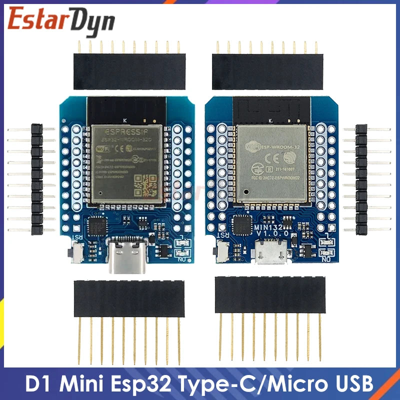 D1 Mini ESP32 ESP-32 WiFi+Bluetooth Internet of Things Development Board based ESP8266 Fully Functional