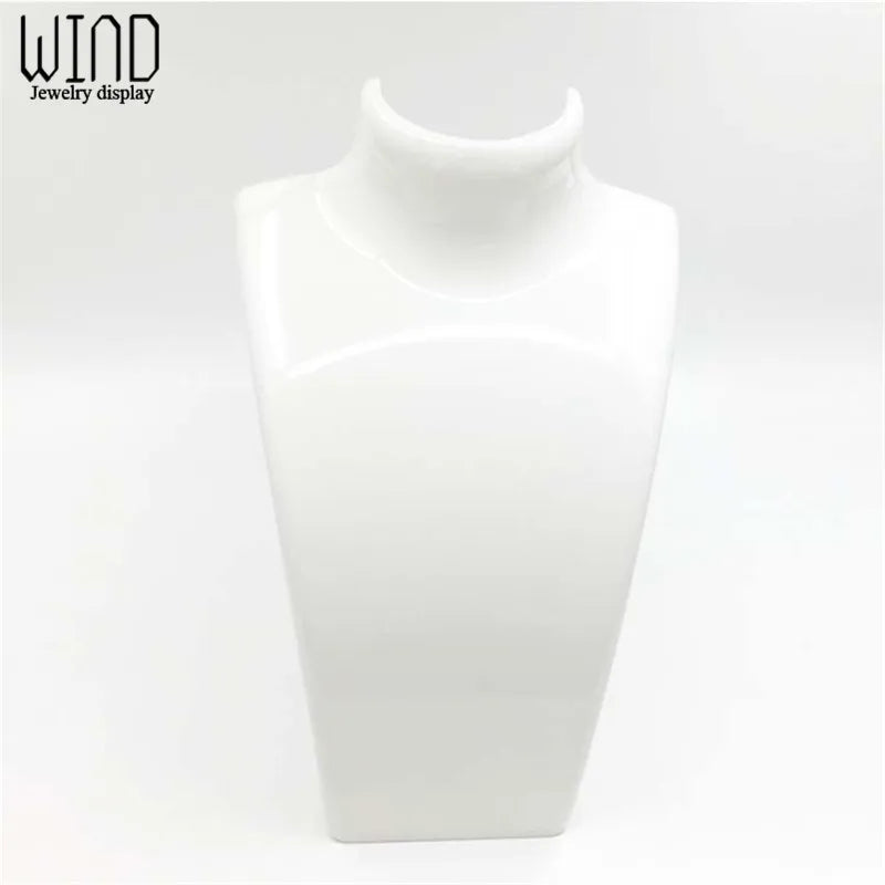 Three Colors 20*13.5*7.5CM Mannequin Necklace Jewelry Pendant Display Stand Holder Show Decorate Jewelry Display Shelf