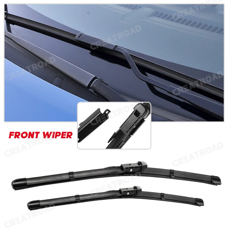 Wiper LHD Front & Rear Wiper Blades Set For Seat Ibiza Coupe 6J Hatchback 2012 - 2017 Windscreen Windshield Window 24"16"13"