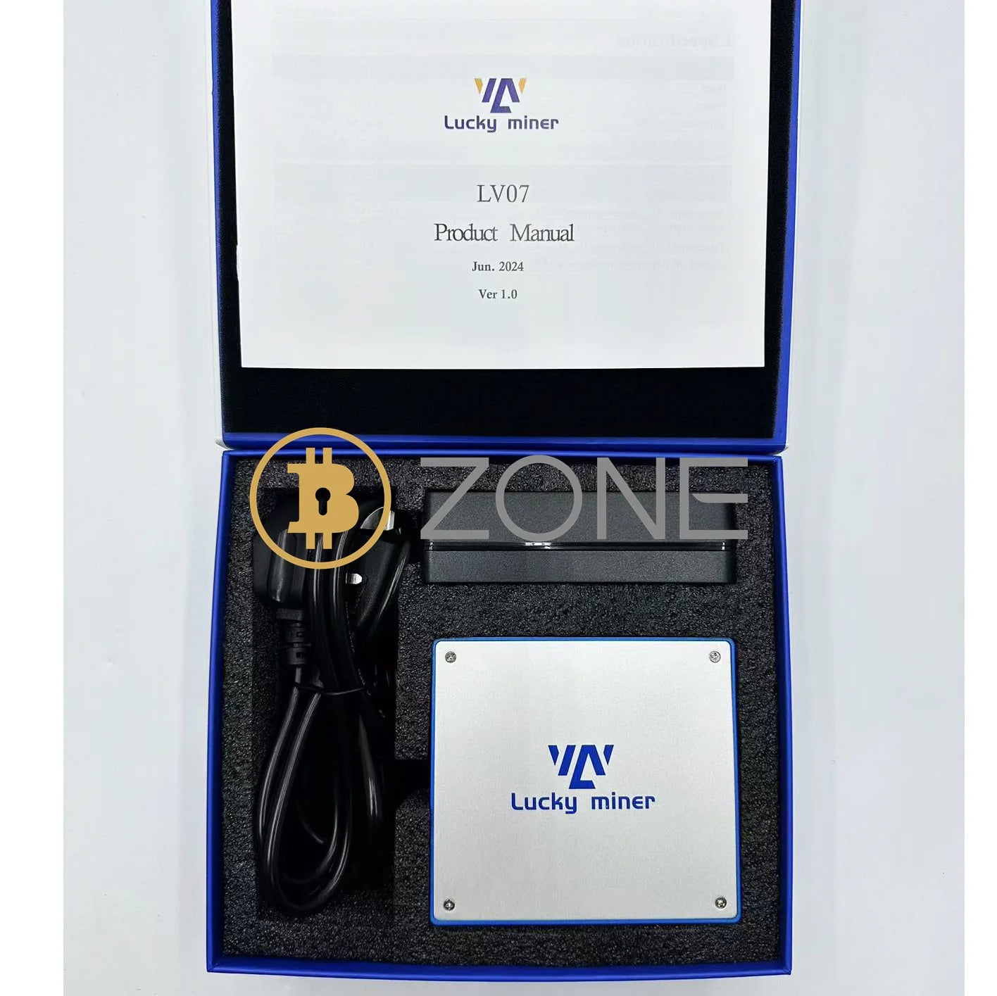 Crypto Miner Lucky Miner LV07 1TH/S Sha256 Bitcoin Miner Cryptocurrency mining machine BTC Lottery Asic Miner