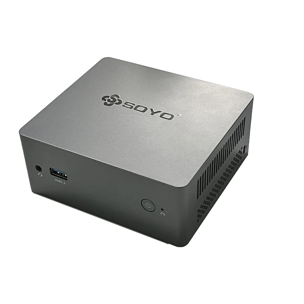 SOYO M2PLUS Mini PC: 8/16GB RAM, 256/512GBSSD, Intel Celeron N100, Windows 11 Pro - Compact & Ideal for Home, Business & Gaming