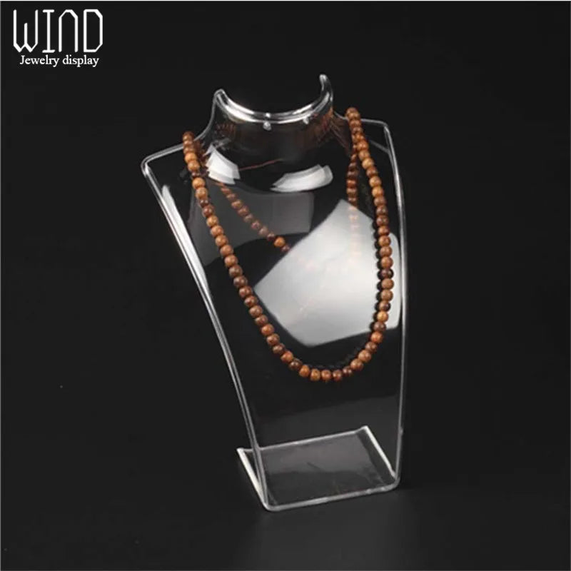 Three Colors 20*13.5*7.5CM Mannequin Necklace Jewelry Pendant Display Stand Holder Show Decorate Jewelry Display Shelf