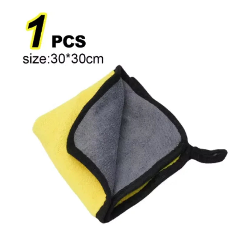 30X30cm Microfiber Twist Car Wash Towel Professional Car Cleaning Drying Cloth towels for Washing Polishing Waxing Detailing