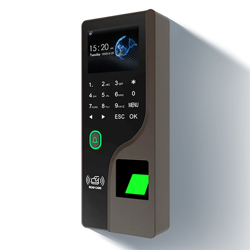 2.4 Fingerprint Attendance software APP Cloud Password RFID Access control fingerprint scanner employee fingerprint attendance