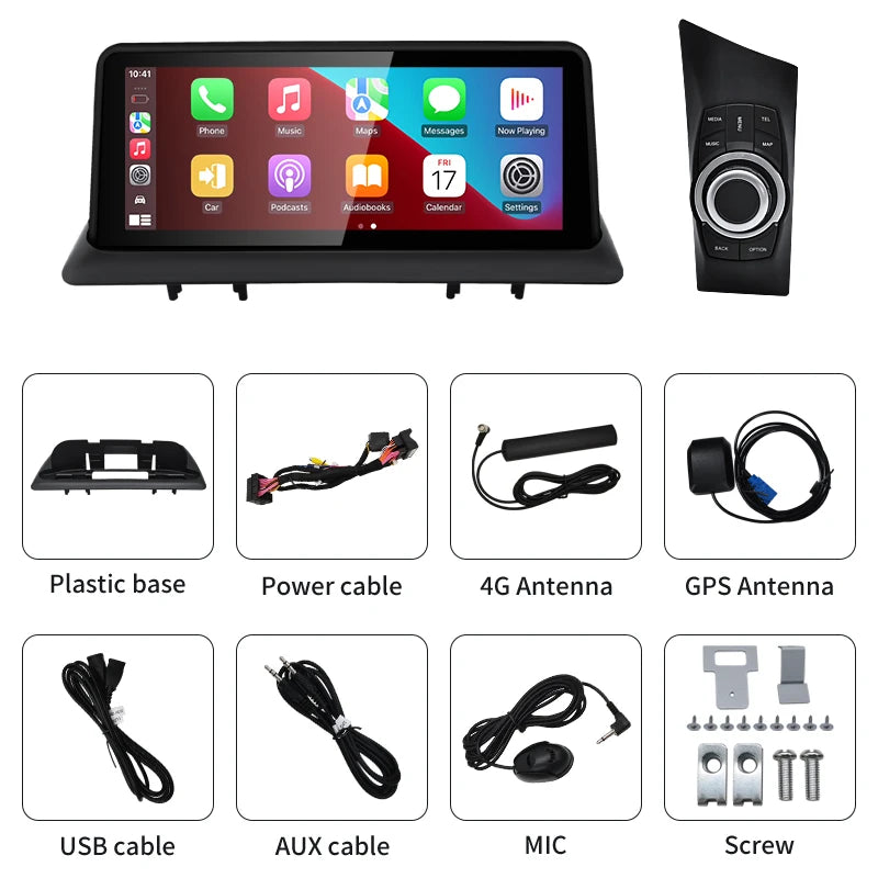 2024 New ID6 ID7 ID8 UI Android System Wireless Carplay AUTO For BMW 1Series E81 E82 E87 E88 CCC CIC Car Video Players GPS NAVI