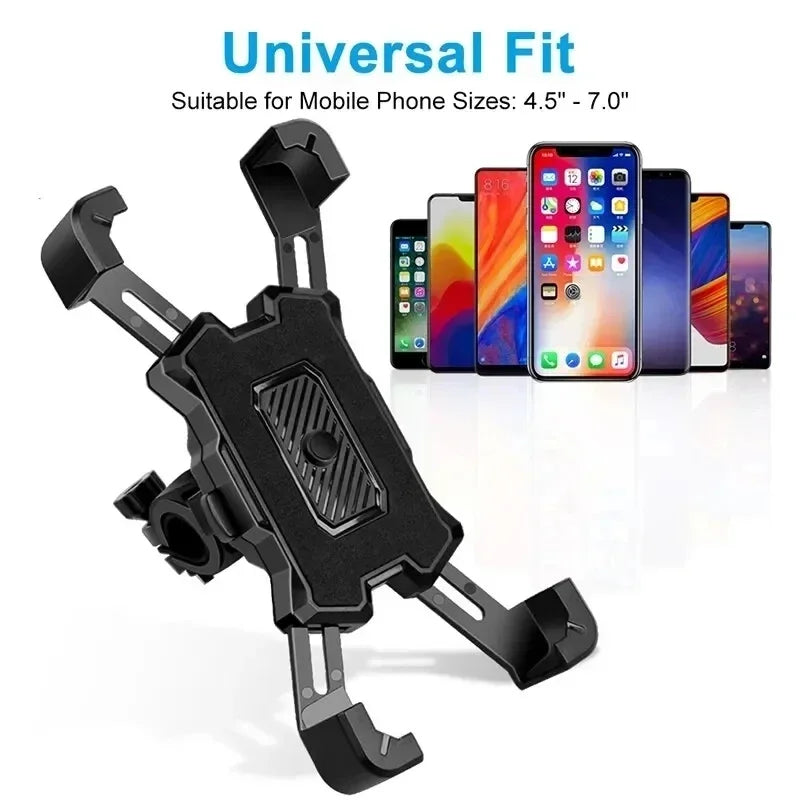 VIKEFON 360° Rotatable Electric Bicycle Phone Holder for iPhone Riding MTB Bike Moto Motorcycle Stand Bracket Non-slip Cycling