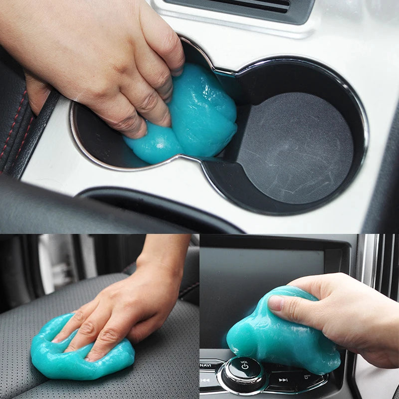 Car Cleaning Gel Slime Cleaning Magic Dust Remover Glue Car Vent Computer Keyboard Dirt Cleaner Auto Interior Clean Accessories