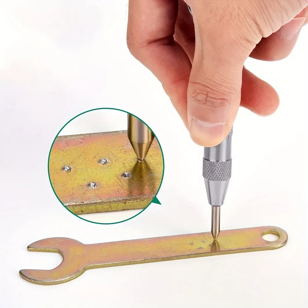 1pc Automatic Center Punch Tool - Perfect for Machinists, Carpenters, and Woodworkers!