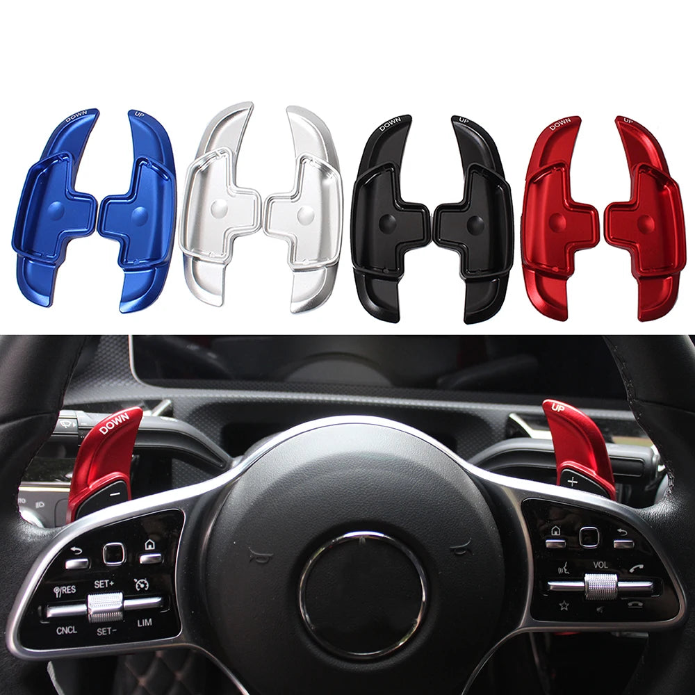 For Mercedes Benz A B C E GLE Class W176 W205 W246 C117 W218 GLB X247 CLA C118 CLS Car Steering Wheel shift paddles DSG Extend