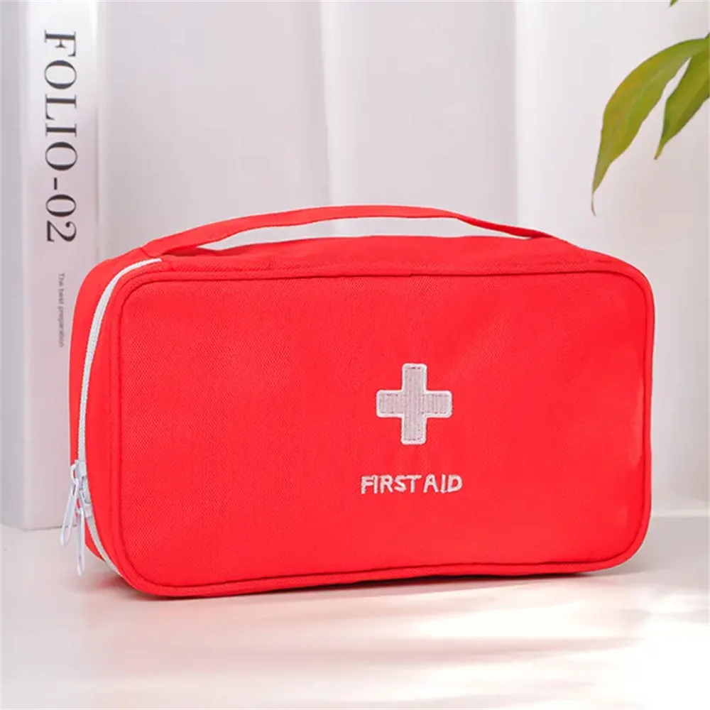 First Aid Kit Emergency Survival Bag Handbag Durable Trauma Bag Compact Rescue Tote Bag Portable Medicine Storage Bag