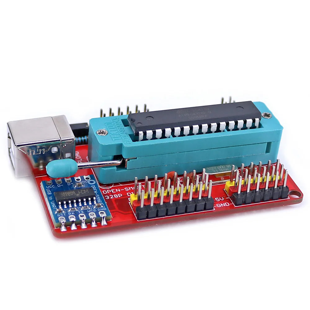 OPEN-SMART 328P DIY Pro ATmega328P Development Board Breakout Module CH340 Driver with Pin Header Compatible for Arduino